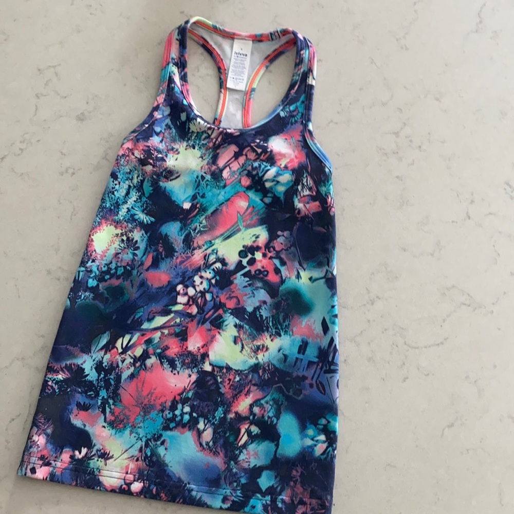 Ivivva girls workout tank top size 6